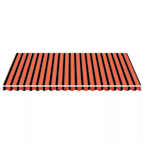  narancssárga és barna csere napellenző ponyva 5 x 3,5 m