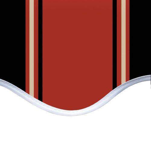  narancssárga és barna csere napellenző ponyva 6 x 3,5 m