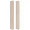 cappuccino műbőr fejtámla szárnyakkal 103x16x118/128 cm