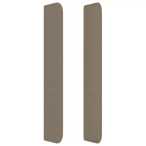  tópszínű szövet fejtámla szárnyakkal 93x16x118/128 cm