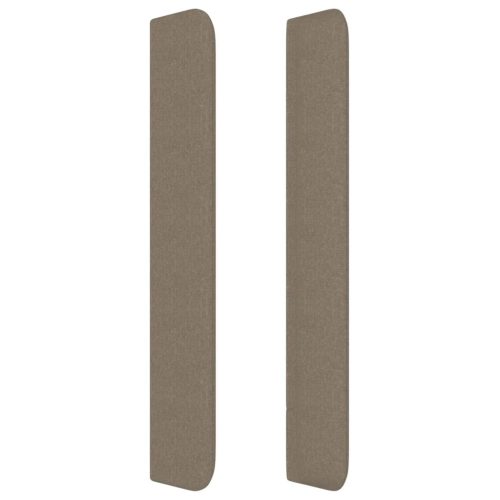  tópszínű szövet fejtámla szárnyakkal 83x16x118/128 cm