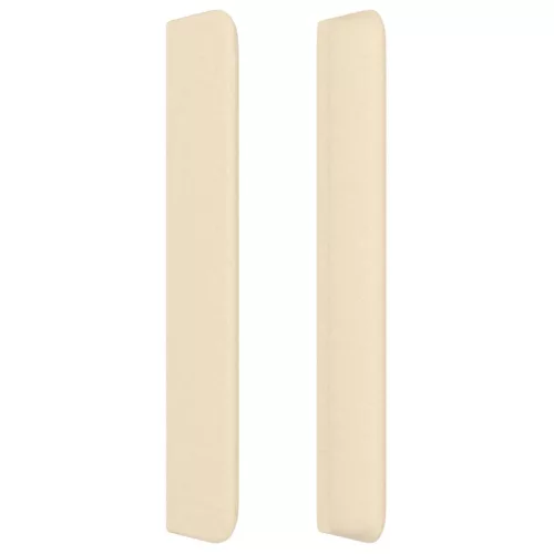  krémszínű szövet fejtámla szárnyakkal 147x16x118/128 cm