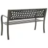  szürke kerti acélpad 125 cm