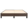  barna műbőr ágykeret 140x200 cm