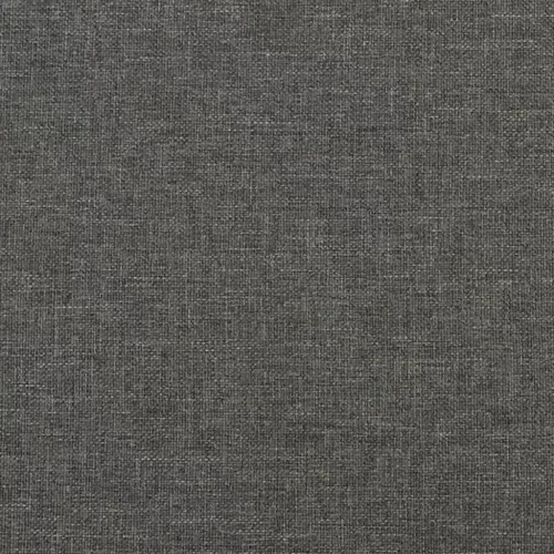  sötétszürke szövet ágykeret matrac nélkül 200 x 200 cm