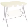  krémszínű csere ponyva kerti hintaágyhoz 150/130 x 105/70 cm