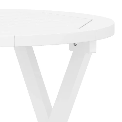  tömör akácfa összecsukható kerti asztal Ø 46 cm