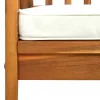  tömör akácfa kerti pad párnával 147 cm