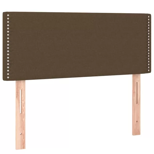  sötétbarna szövet LED-es fejtámla 80 x 5 x 78/88 cm
