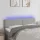  világosszürke szövet LED-es fejtámla 144 x 5 x 78/88 cm