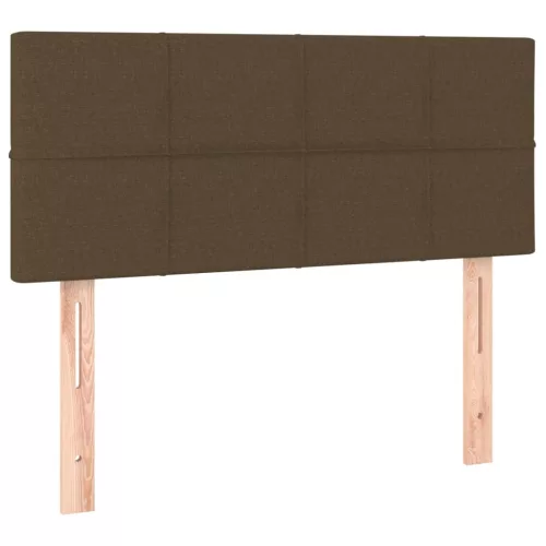  sötétbarna szövet LED-es fejtámla 80 x 5 x 78/88 cm