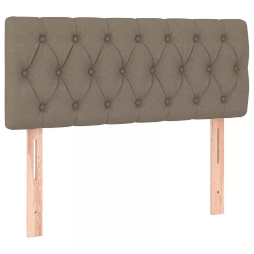  tópszínű szövet LED-es fejtámla 100 x 7 x 78/88 cm