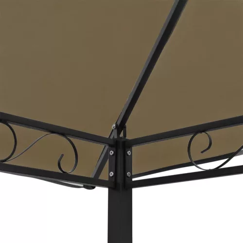  tópszínű kerti pavilon asztallal, padokkal 2,5x1,5x2,4 m 	