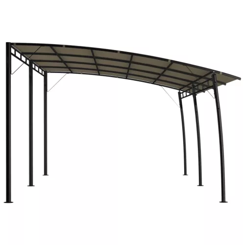  tópszínű kerti napellenző 6 x 3 x 2,55 m