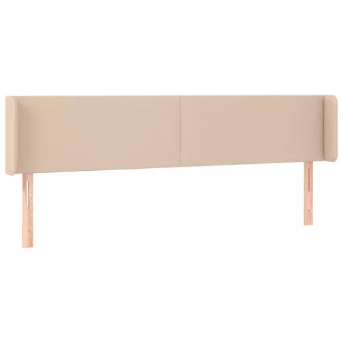  cappuccino színű műbőr LED-es fejtámla 183x16x78/88 cm