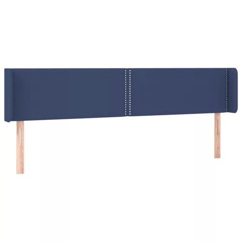  kék szövet LED-es fejtámla 203 x 16 x 78/88 cm