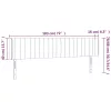  sötétkék bársony LED-es fejtámla 183 x 16 x 78/88 cm