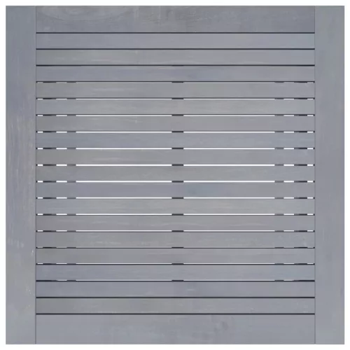  szürke tömör akácfa kerti étkezőasztal 88 x 88 x 74 cm
