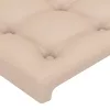  cappuccino műbőr LED-es fejtámla 183x16x118/128 cm