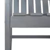  2 db szürke tömör akácfa kerti pihenőszék