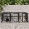 acél kültéri kutyakennel 5,63 m²