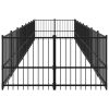  acél kültéri kutyakennel 15,02 m²
