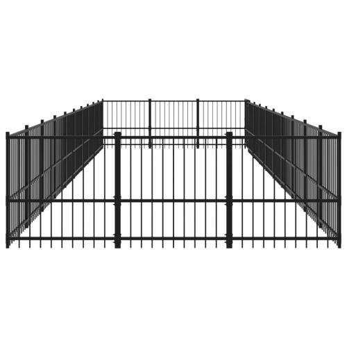  acél kültéri kutyakennel 28,23 m²