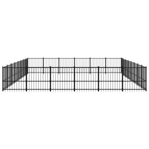  acél kültéri kutyakennel 45,16 m²