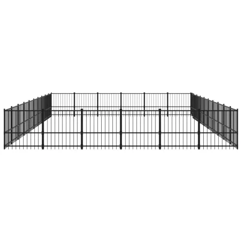  acél kültéri kutyakennel 56,45 m²