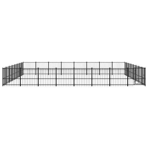  acél kültéri kutyakennel 60,22 m²