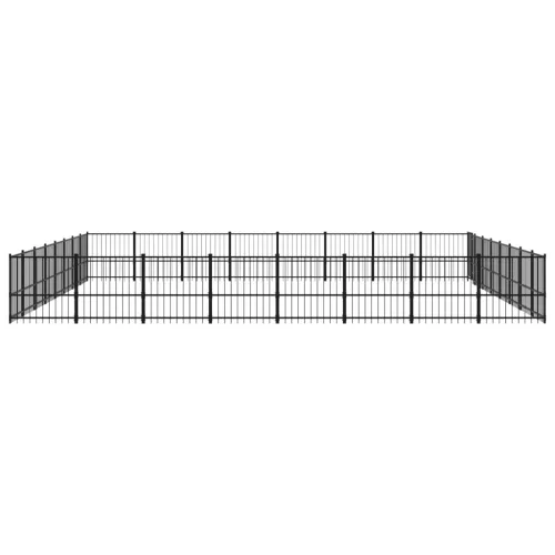  acél kültéri kutyakennel 60,22 m²