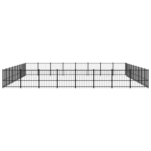  acél kültéri kutyakennel 67,74 m²