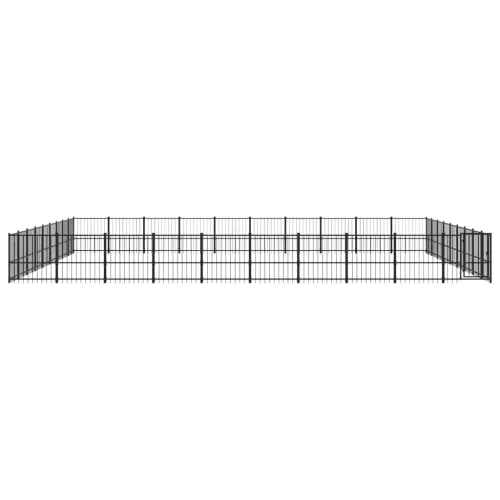  acél kültéri kutyakennel 84,68 m²