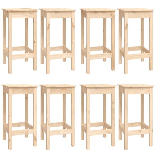  9 részes tömör fenyőfa bárszett