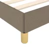  tópszínű szövet ágykeret matrac nélkül 90x200 cm