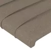  tópszínű szövet ágykeret matrac nélkül 90x200 cm