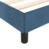  sötétkék bársony ágykeret matrac nélkül 80 x 200 cm