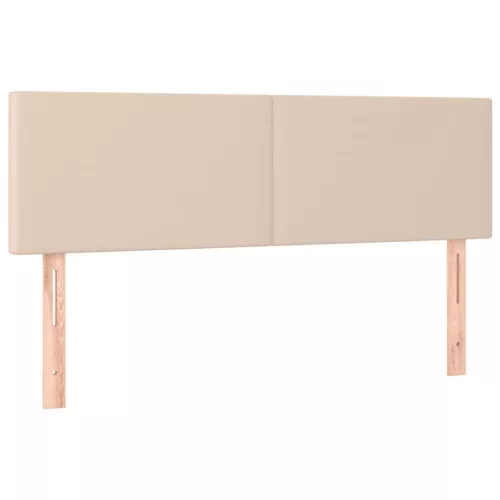  cappuccino színű műbőr rugós ágy matraccal 140 x 190 cm