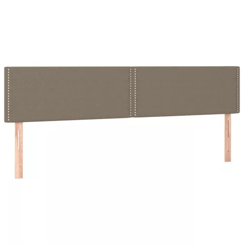  tópszínű szövet rugós ágy matraccal 200 x 200 cm
