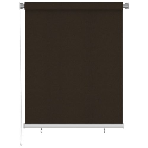  barna kültéri sötétítő roló 120 x 140 cm