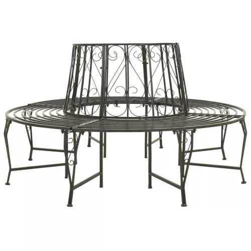  fa köré építhető kerek acélpad 160 cm