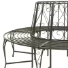  fa köré építhető kerek acélpad 160 cm