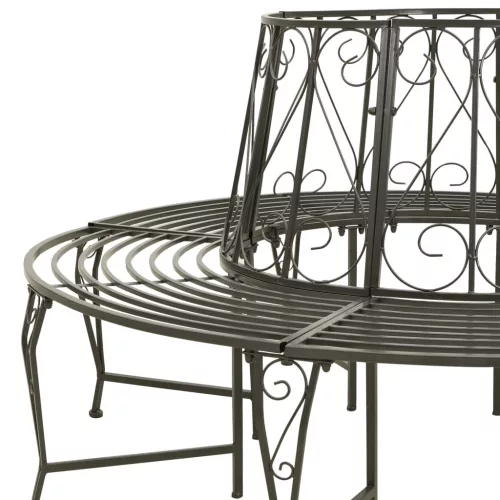  fa köré építhető kerek acélpad 160 cm