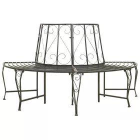  fa köré építhető félkör alakú acélpad 160 cm