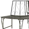  fa köré építhető félkör alakú acélpad 160 cm