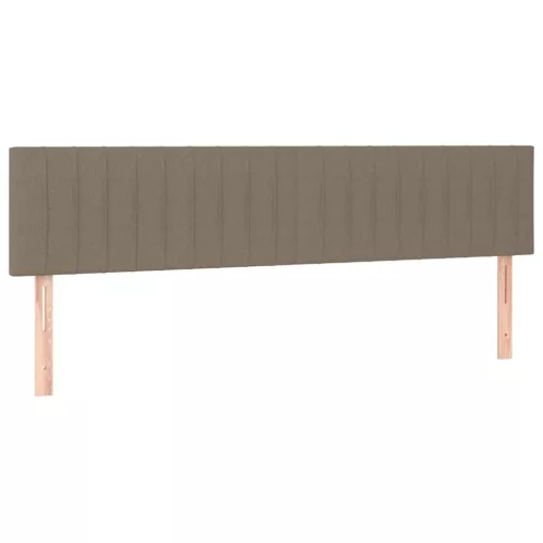  tópszínű szövet rugós ágy matraccal 200 x 200 cm