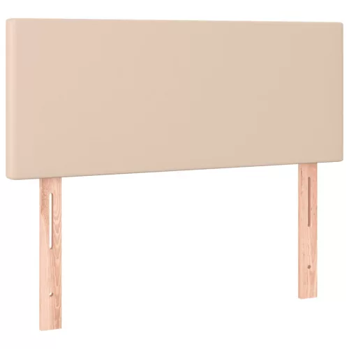  cappuccino színű műbőr rugós ágy matraccal 80 x 200 cm