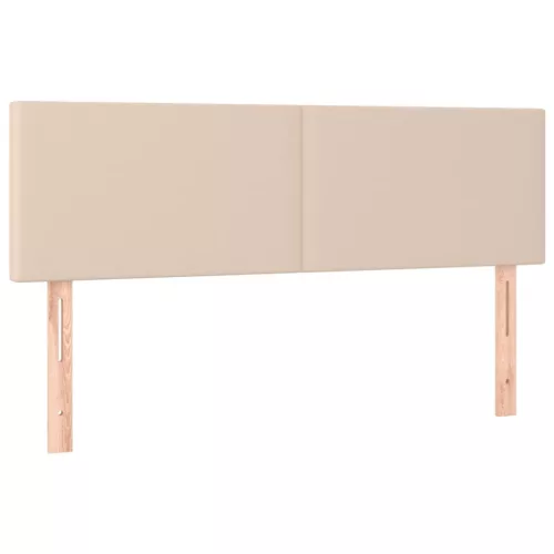  cappuccino színű műbőr rugós ágy matraccal 140 x 190 cm