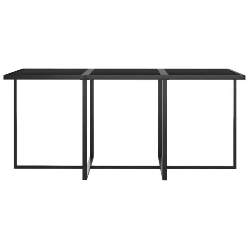  11 részes szürke polyrattan kerti étkezőszett párnákkal