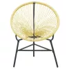  bézs polyrattan kerti Acapulco szék